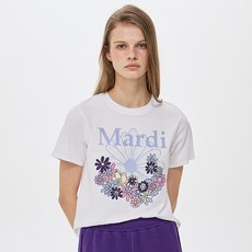 Mardi Mercredi 女款修身花卉 JARDIN VVD 棉質T恤