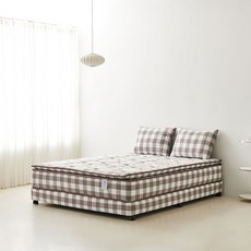 이노센트 헤븐 프리미엄 필로우탑 독립 포켓 매트리스 + 파운데이션 세트 방문설치, 어반그레이, 440mm