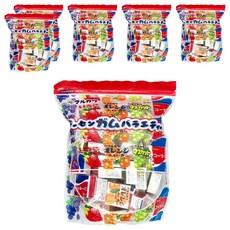 MARUKAWA 丸川 綜合水果口味口香糖, 50小盒入, 經典水果香, 五種綜合口味, 325g, 6袋