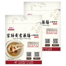 甜河谷生技 全素當歸黃耆藥膳火鍋燉包, 60g, 2個