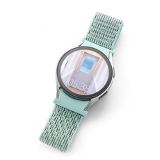 누아트 갤럭시워치 호환 스트랩 경량 나일론 스포츠루프 밴드, 틸틴트, 1개