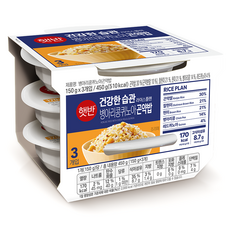 CJ Hetbahn 鷹嘴豆藜麥蒟蒻飯, 3個, 150g