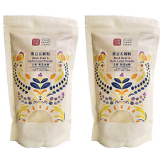 源順食品 黑豆五穀粉, 全素 無添加糖, 500g, 2包