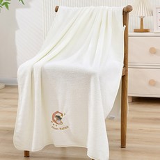 Titan 特大尺寸 大型海灘巾 140 x 70 cm, 象牙白月亮兔, 1個