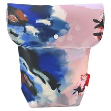 insular 茵秀麗 防潑水尿布收納袋 小巧便捷 外出攜帶方便 耐髒易清潔, 19 x 7 x 25cm, 夢幻粉彩, 1個