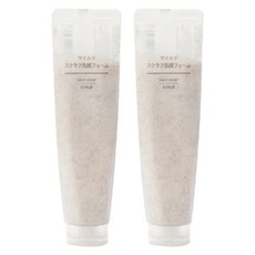MUJI 無印良品 台灣公司貨 溫和去角質洗面乳, 100g, 2條