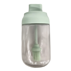 MIKA HOUSE 橘之屋 蓋刷一體調味罐 250ml 定量刮鹽板 可拆卸清洗 防潮矽膠圈, 2個