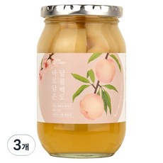 더오담 바로담은 달콤 백도, 3개, 450g