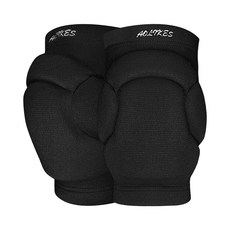 AOLIKES 奧力克斯 加厚海綿墊護膝 防撞防跽 運動訓練護膝, L, 黑色, 1雙