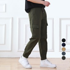 Tenklo超彈力工裝束口褲