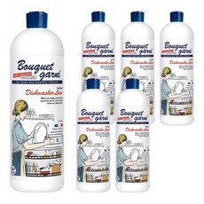 BOUQUET GARNI 環保綠色洗碗機潤洗劑, 1L, 6個