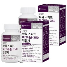 DAEWOONG LIFE SCIENCE 高功率鎂350mg能量錠 144g, 120顆, 2個