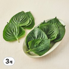 유기농 깻잎, 50g, 3팩