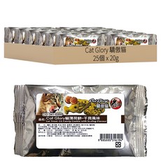 Cat Glory 驕傲貓 貓薄荷餅, 25個, 20g, 干貝風味