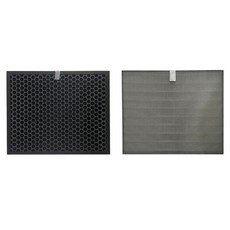 PUREBURG 淨博 高效HEPA濾網 + 蜂巢狀脫臭活性碳濾網 適用Panasonic國際牌F-Y32EH/F-Y32GH/F-Y32JHF-Y20JH/F-Y26JH/F-Y36JH 空氣清淨機/除濕機, PA-P32-01, 1組