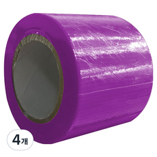월드크린 고접착 강력 면테이프 50mm x 10m 퍼플, 4개