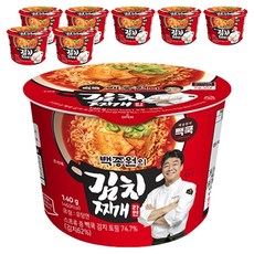 TBK 백종원의 김치찌개 라면 140g, 8개