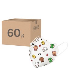 ataraxis 興安 大童款 立體醫用口罩未滅菌, LINE FRIENDS minini, 30片, 2盒