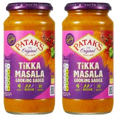 파탁스 티카 마살라 쿠킹 소스, 450g, 2개