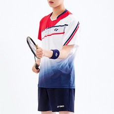 YONEX 男款羽毛球短袖T恤 213TS001M