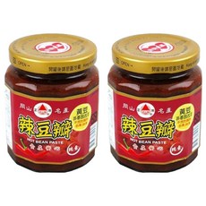 名山牌 辣豆瓣, 280g, 非基因改造黃豆, 不含防腐劑, 純素, 2罐