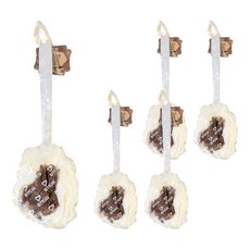 KEYTOSS 詰朵斯 SK2207 BE WILD 去角質沐浴刷 人體工學三度空間柔感設計 專利起泡彈力纖維 SGS檢測認證, 5支, 1入