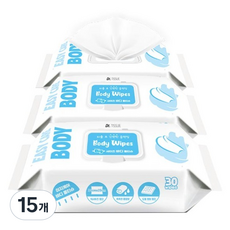 닥터티슈 반려동물 바디 물티슈, 15개, 30개입