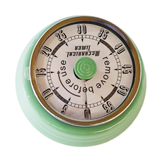 SHIMOYAMA 不銹鋼磁吸計時器, 薄荷綠, 1個, NS