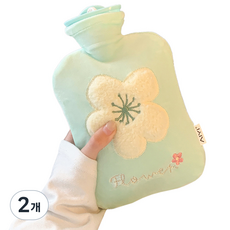 AIYI 愛藝電器 Everhouse 花卉保溫熱水袋 綠色 1L, 2個