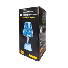 INS風少女氛圍 USB充電觸摸檯燈 漸變16色, L5801