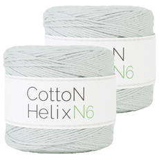 쎄비 코튼 헬릭스 N6 뜨개실 150g, 602 쿨그레이, 2개