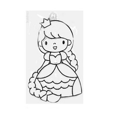 AMOS 阿摩司 壓克力模型版 S94 長髮公主 小款, 1個