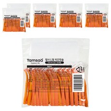 Tamsaa L型齒間刷 SS 附收納盒, 50支, 6包, 0.8mm