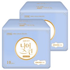 Liberty ORGANATURE Near Skin韓國產蝶翼瞬吸透氣衛生棉, 夜用型(34cm), 10片, 2包