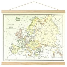 Kunel 壁掛式木質掛架框, 松木(亮色), 1個