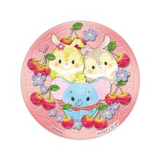 Pintoo 優利瑪 Disney Ufufy 水果花卉系列 櫻桃拼圖磁鐵, 1個, 16片