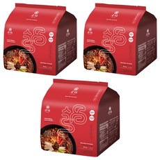 老鍋米粉 麻婆春雨, 香辣粉絲, 4人份, 65g, 3袋