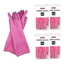 Saenghwaleulgeurida 橡膠手套, 粉色, M, 5組