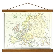 Kunel 壁掛式木質掛架框, 柚木(深色), 1個