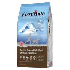 FirstMate 第一饗宴 全犬配方 無穀低敏 乾飼料, 野生海魚, 11.4kg, 1袋