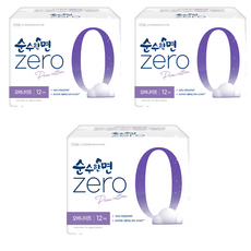 Pure Cotton 纯棉美人 Zero Young衛生棉, 夜用型(33cm), 12片, 3包