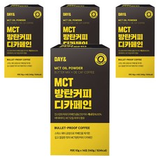 데이앤 MCT 방탄커피 디카페인, 10g, 14개입, 4개