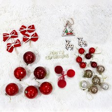 Dowef&J可愛裝飾品 type1組, 紅色的