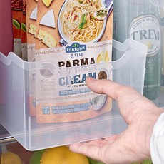 EASY&FREE Cozy廚房收納盒, 透明, 2入