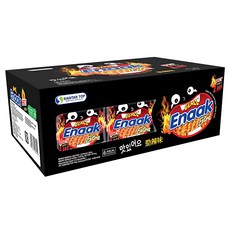 GEMEZ Enaak 韓式小雞麵 勁辣味 Set, 入口酥脆 辣粉十足, 672g, 1盒