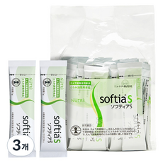 뉴트리주식회사 소프티아 S 삼킴장애 연하곤란자 점도증진 식품 스틱 타입, 3개, 150g