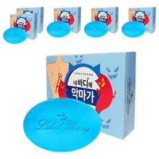 라벨영 쇼킹소금바 비누, 90g, 6개