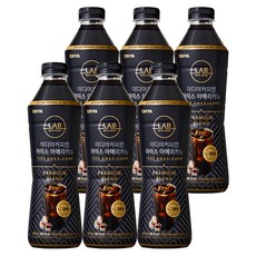 EdiyaCoffeeLab 冰美式咖啡, 6個, 1L