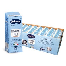 아르보리아 저지방 우유, 250ml, 24개