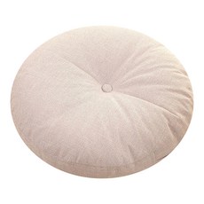 日式亞麻布圓形坐墊 榻榻米/辦公/椅墊/沙發墊/小沙發